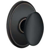 Schlage F10VSIE716WKF Passage Knob, Metal, Aged Bronze, 2-3/8, 2-3/4 in Backset, 1-3/8 to 1-3/4 in Thick Door